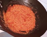 A picture of step 5 of Motichoor ladoo.