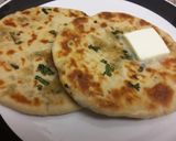 A picture of step 7 of Baked Aloo Naan.