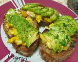 Pas rețetă 🥑Bruschette avocado, scrambled eggs and cheese 4 fotografie
