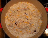 A picture of step 1 of Mike's Creamy Stacked Seafood Chowder.