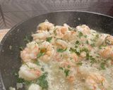 Tejszínes garnéla recept fázis 5 fotója