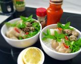 Hình bước làm 2 của món Món bún móng giò, bò viên