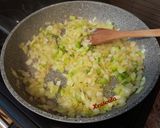 A picture of step 3 of Vegan Stuffed Cabbage Rolls with Leek.
