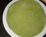 A picture of step 4 of Palak Lachha Paratha (Layered Spinach Paratha).