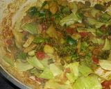 A picture of step 8 of Chicken mix veggies with white rice.