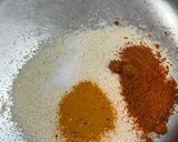 A picture of step 1 of Cluster beans Maharashtra Special Bhaji.