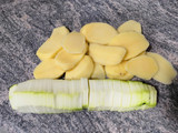 Lasaña de patata y calabacín