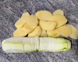 Foto del paso 1 de la receta: Lasaña de patata y calabacín
