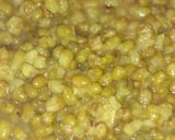 A picture of step 1 of Moong Chaat.