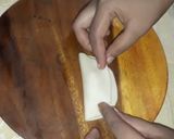 A picture of step 2 of Suji mawa gujiya.