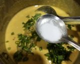 A picture of step 2 of Leftover handvo batter Appe.