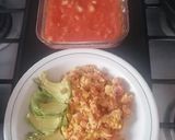 Foto del paso 4 de la receta: Huevos revueltos con chorizo y jamón