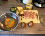 Magyaros frittata recept fázis 1 fotója