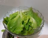 A picture of step 4 of Summer Chicken Breast Lettuce Salad.