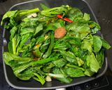 A picture of step 3 of Stir fry veg.
