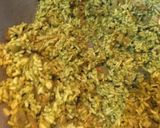 A picture of step 8 of Tri Colour Rice.