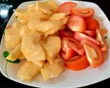 Hình bước làm 2 của món Mực xào thơm cà