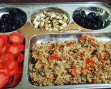 A picture of step 3 of Mushroom Risotto.