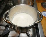 A picture of step 2 of Jon style mustard sauce.