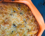 Foto del paso 4 de la receta: Pastel de patata, champis y jamoncito al gratén/salsa de champiñones.🥔🧀🍖