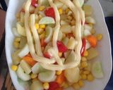 Hình bước làm 5 của món Salad (em tự làm ạ)