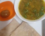 A picture of step 3 of Chilkewali moong dal curry.