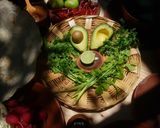 A picture of step 4 of Oaxacan Tlayudas.