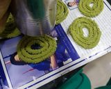 A picture of step 2 of Spinach Chakli with Fenugreek tea.