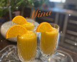 عکس مرحله 1 از دستور موکتل سیب و پرتقال و موز🧋🍏🍊🍌