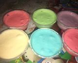Foto langkah ke 3 dari resep Rainbow mini gulung.