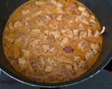 Csirkemell pörkölt baconnel Fibriyás nokedlivel keto, GM recept fázis 2 fotója