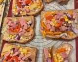 A picture of step 2 of Pizza Sandwiches.