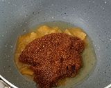 A picture of step 4 of Chamsur seeds(Garden cress seeds)-Makhana Burfi.