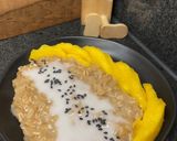 A picture of step 4 of Mango sticky rice oats.