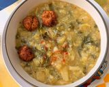 Kelkáposztafőzelék fasírttal (gluténmentes) recept fázis 6 fotója