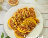 A picture of step 5 of Mexican Tacos with Avocado Salsa.