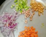 A picture of step 1 of Vegetable upma.