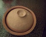 A picture of step 3 of Poush pitha thali.