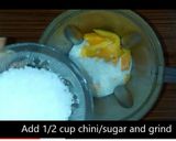 A picture of step 1 of Mango Mastani.
