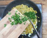 A picture of step 6 of Pumpkin Corn Soup.