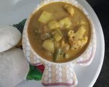 உருளை கிழங்கு காலிபிளவர் குருமா ரெசிபி ஸ்டேப் 4 புகைப்படம்
