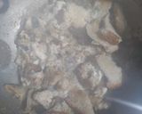A picture of step 4 of Walnut Halwa.