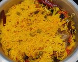 A picture of step 9 of Vegetable Pulao🥰.