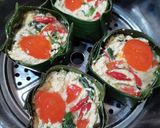 Foto langkah ke 4 dari resep Pepes Tahu Telur Asin.