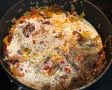 A picture of step 7 of Tuscan Chicken Mac w/ Dr Pepper BBQ glaze.