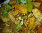 A picture of step 5 of Funnel Chicken turnip.