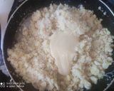 A picture of step 2 of Peanut Coconut Burfi.