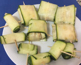 Foto del paso 2 de la receta: Paquetes de calabacín con aliño de mango