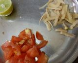 A picture of step 2 of Urad dal with some change.