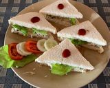 ব্রেড চিকেন স্যান্ডউইচ(Bread chicken sandwich recipe in Bengali) রেসিপির ধাপ 5 ছবি